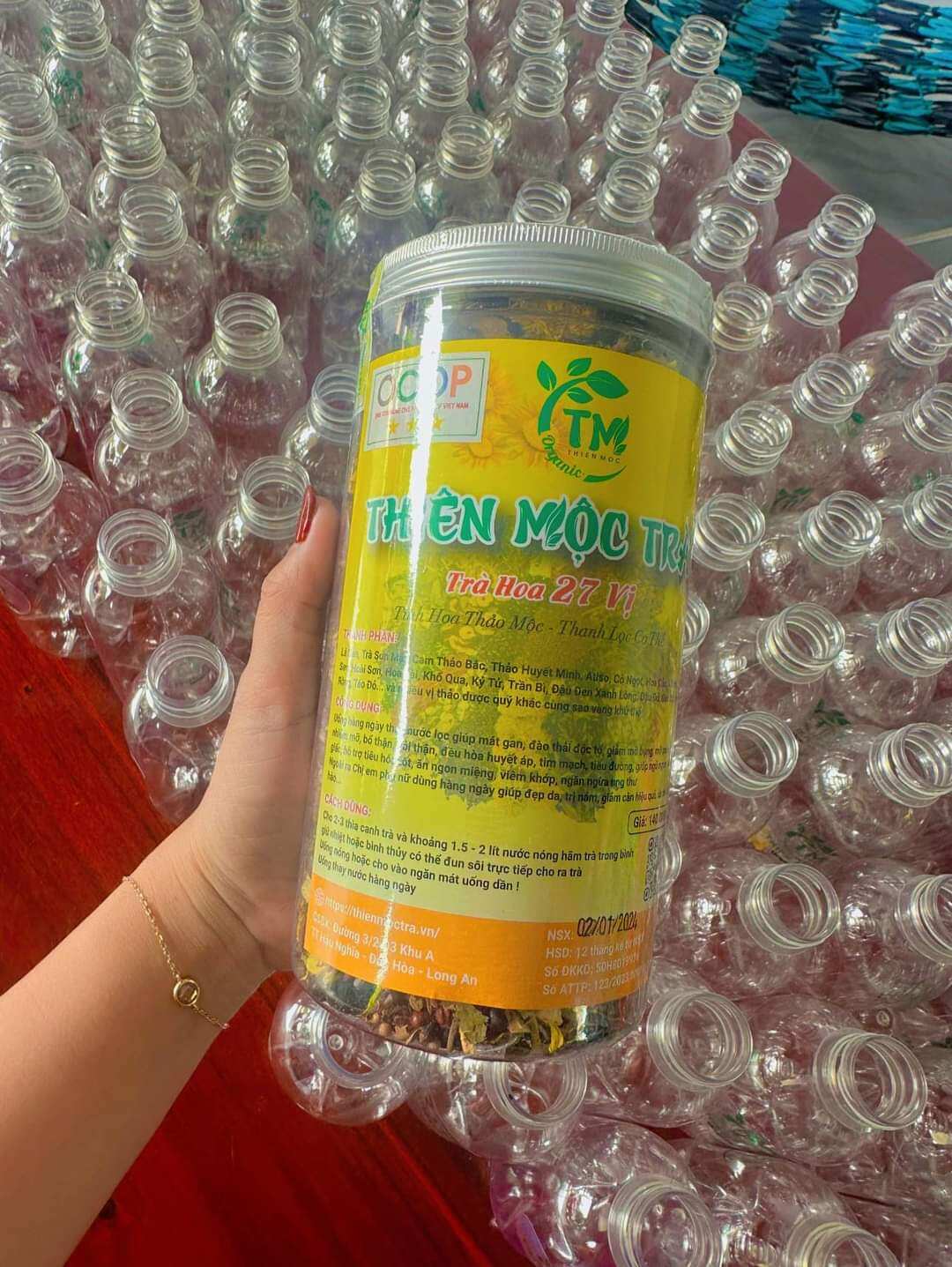 TRÀ HOA 27VI CỦA THIÊN MỘC TRÀ,( COMBO 2 HÔP) thanh nhiệt giải độc mát gan