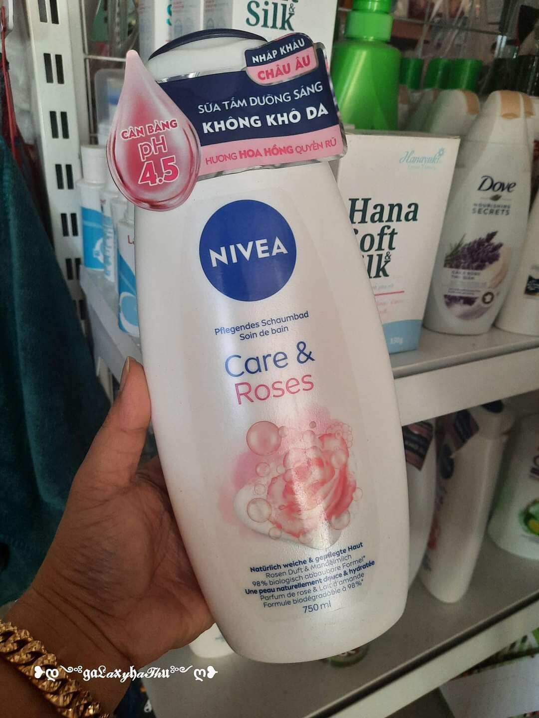 SỮA TẮM NIVEA 750ML THƠM MỊN