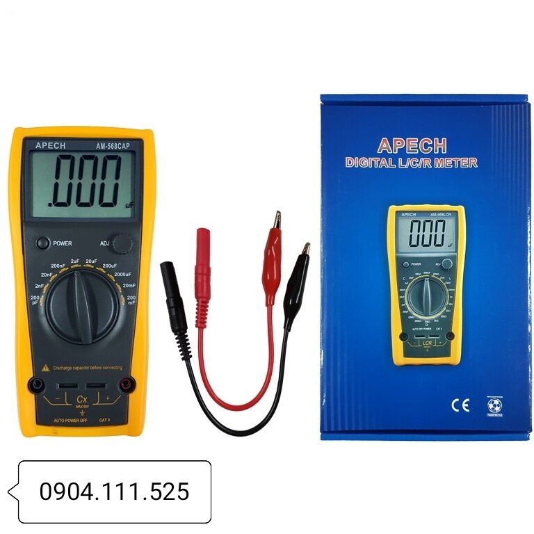 Đồng hồ đo tụ điện, đo điện dung APECH AM-568 CAP