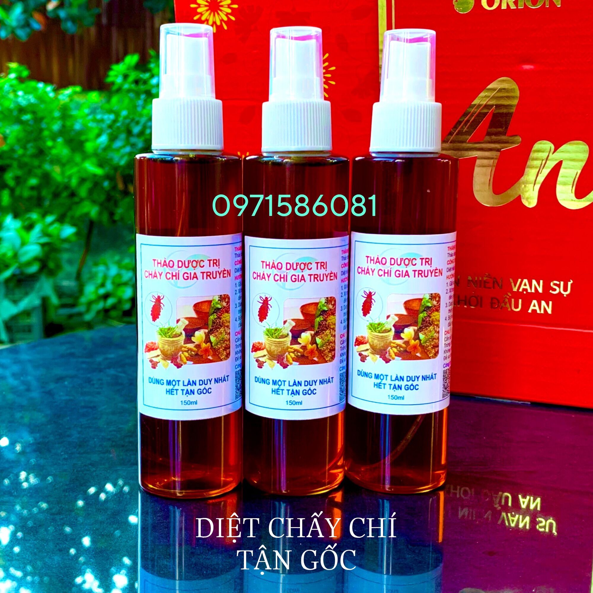 Ủ chấy chí thảo dược. 1 lần hiệu quả