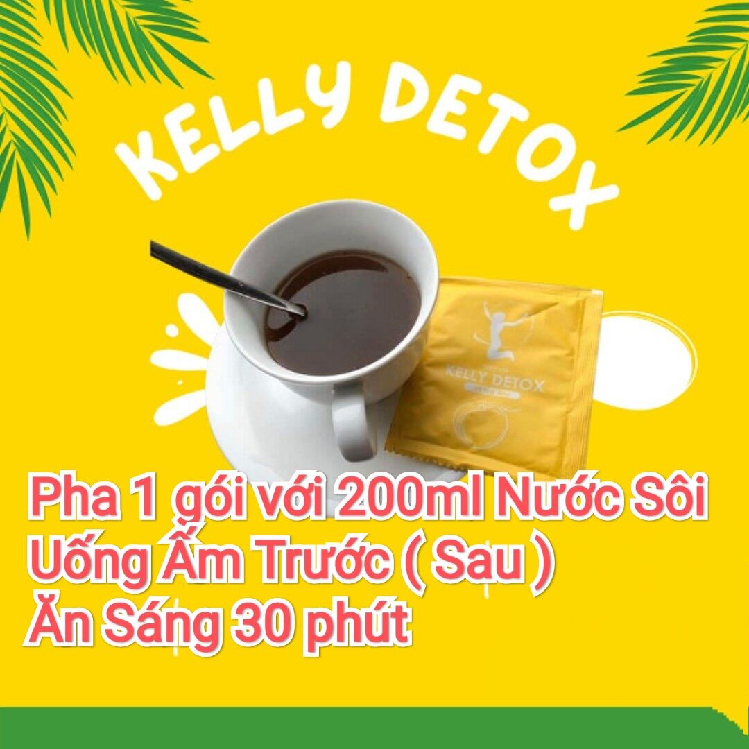 Trà Đào giảm cân Kelly Detox [chính hãng]