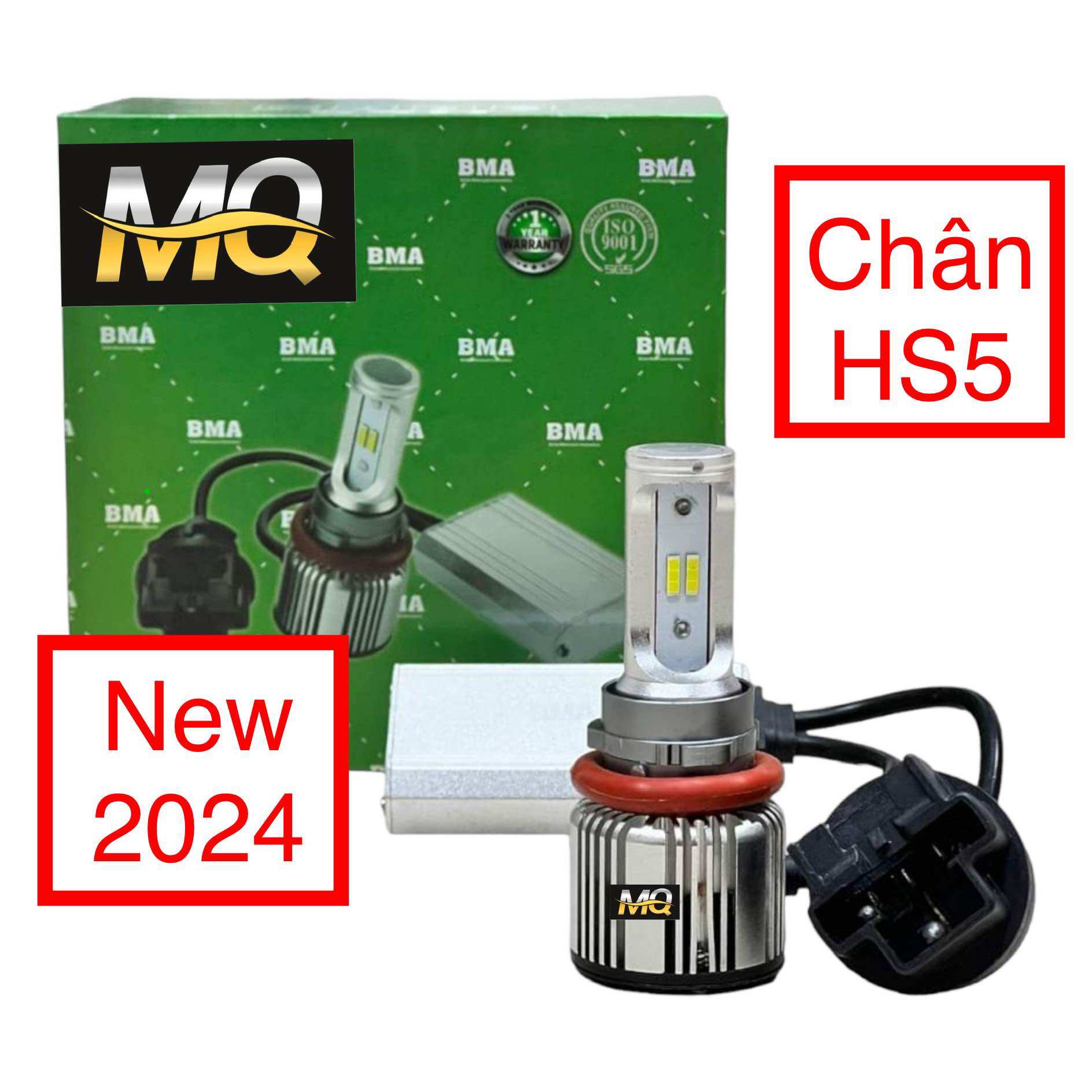 Đèn pha led chân hs5 siêu sáng xe airblade 2011 ab 2011 mập, pcx 2011, lead 2011