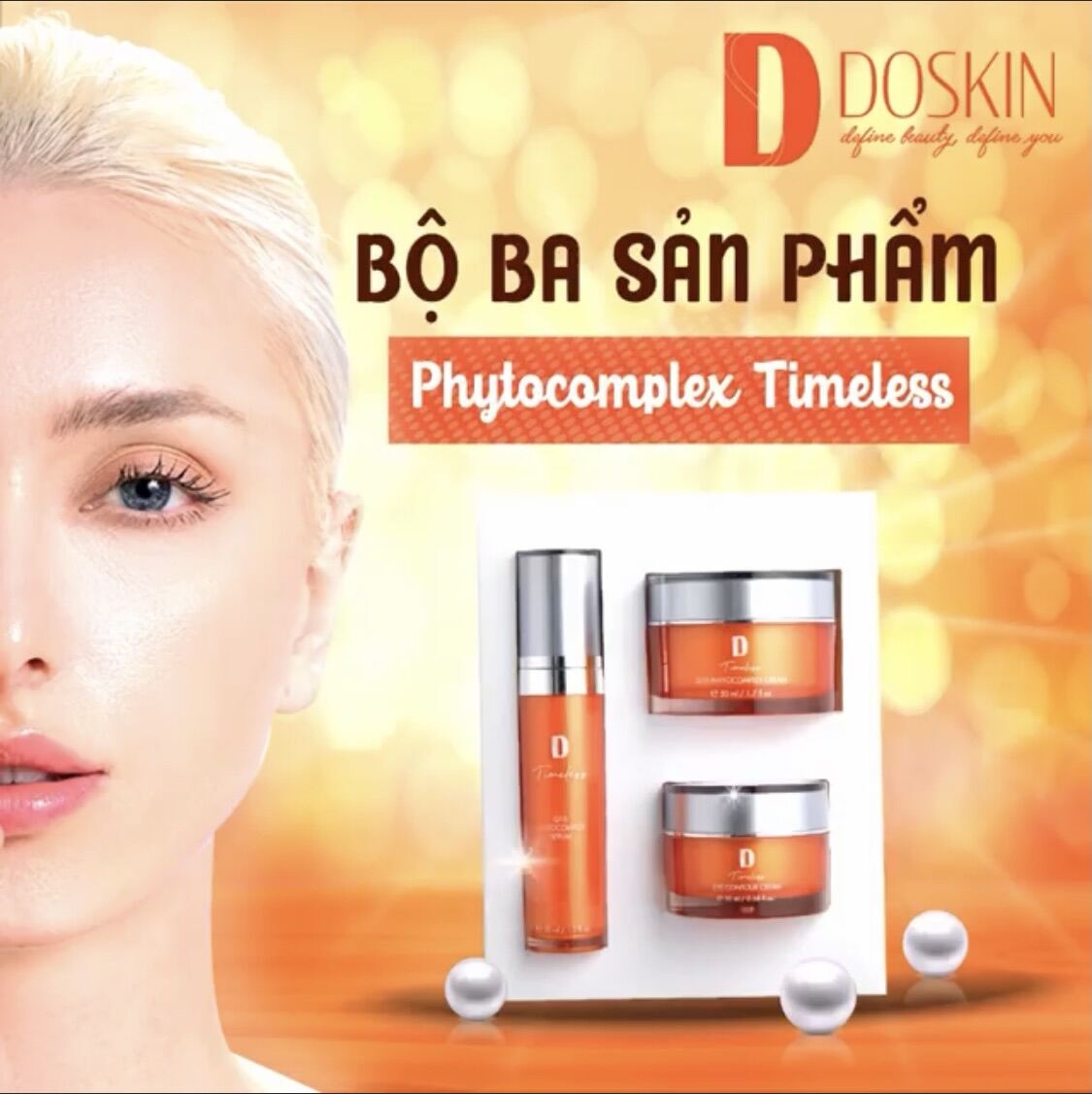 [Hcm]Doskin - Doskin Bộ 3 Sản Phẩm Dưỡng Da Toàn Diện - Doskin Phytocomplex Set