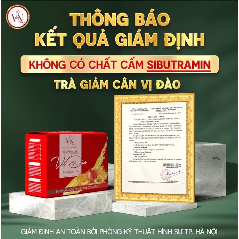 Trà Giảm Cân Vị Đào Đông Anh ( Hàng Công Ty )