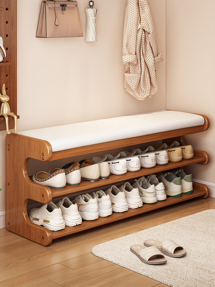 CHUJUN | Elegant Entryway Shoe Storage with Seating and Soft Cushion - Thương hiệu CHUJUN Giá 919,000 Đồng*Miễn phí vận chuyển