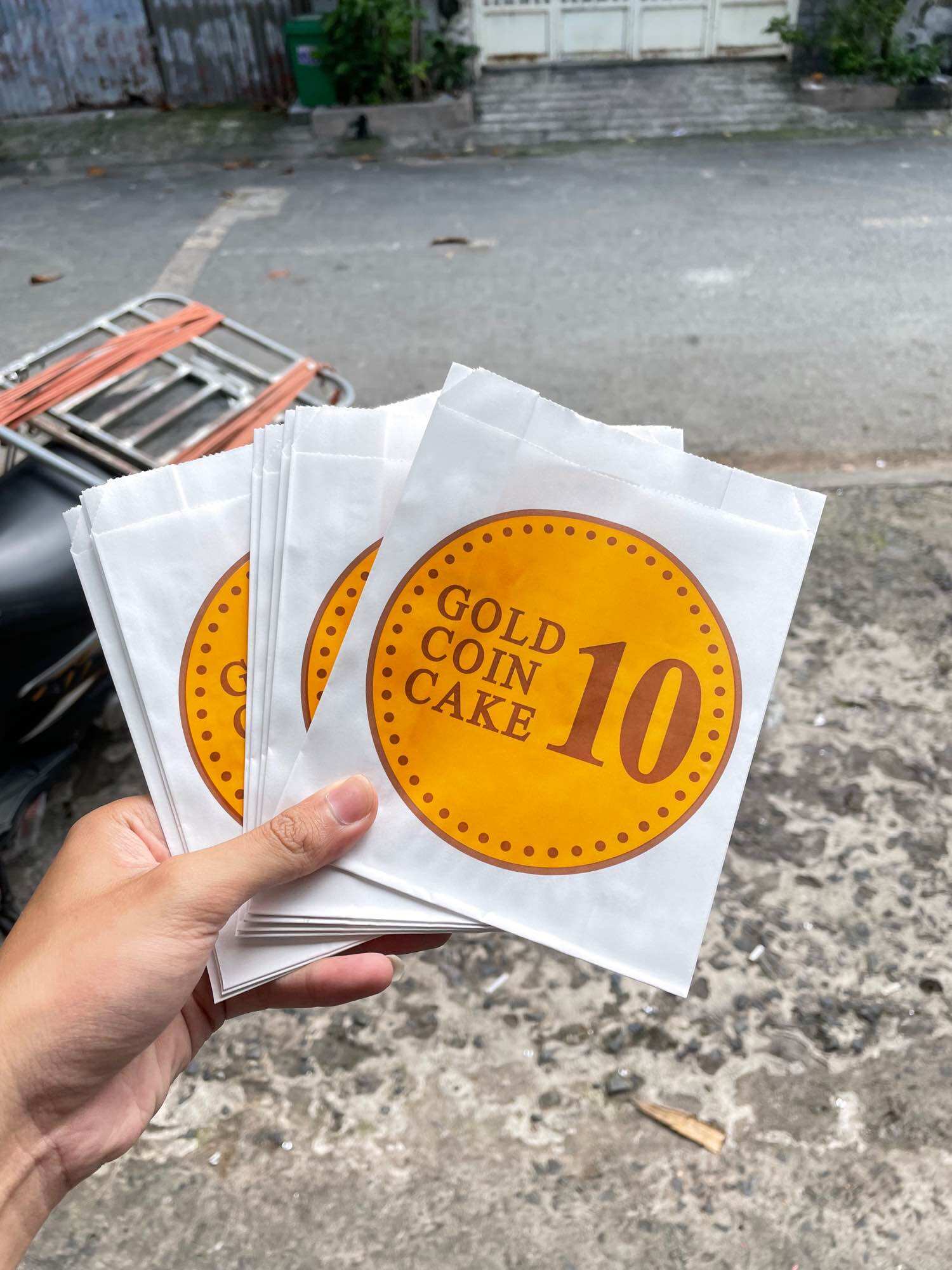 Túi Đựng Bánh Đồng Xu 100 Túi