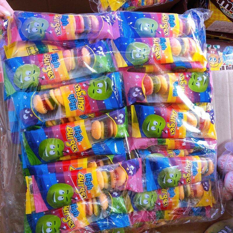 Bịch 60 chiếc kẹo dẻo hambeger