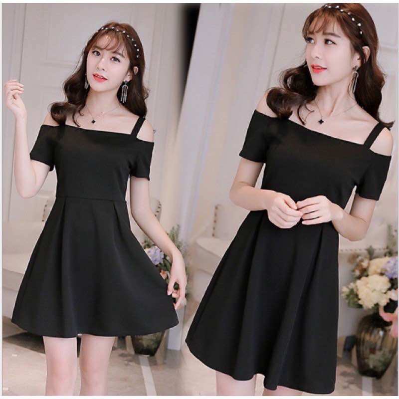 Pass thanh lý váy đầm trễ vai dáng xoè độ mới cao