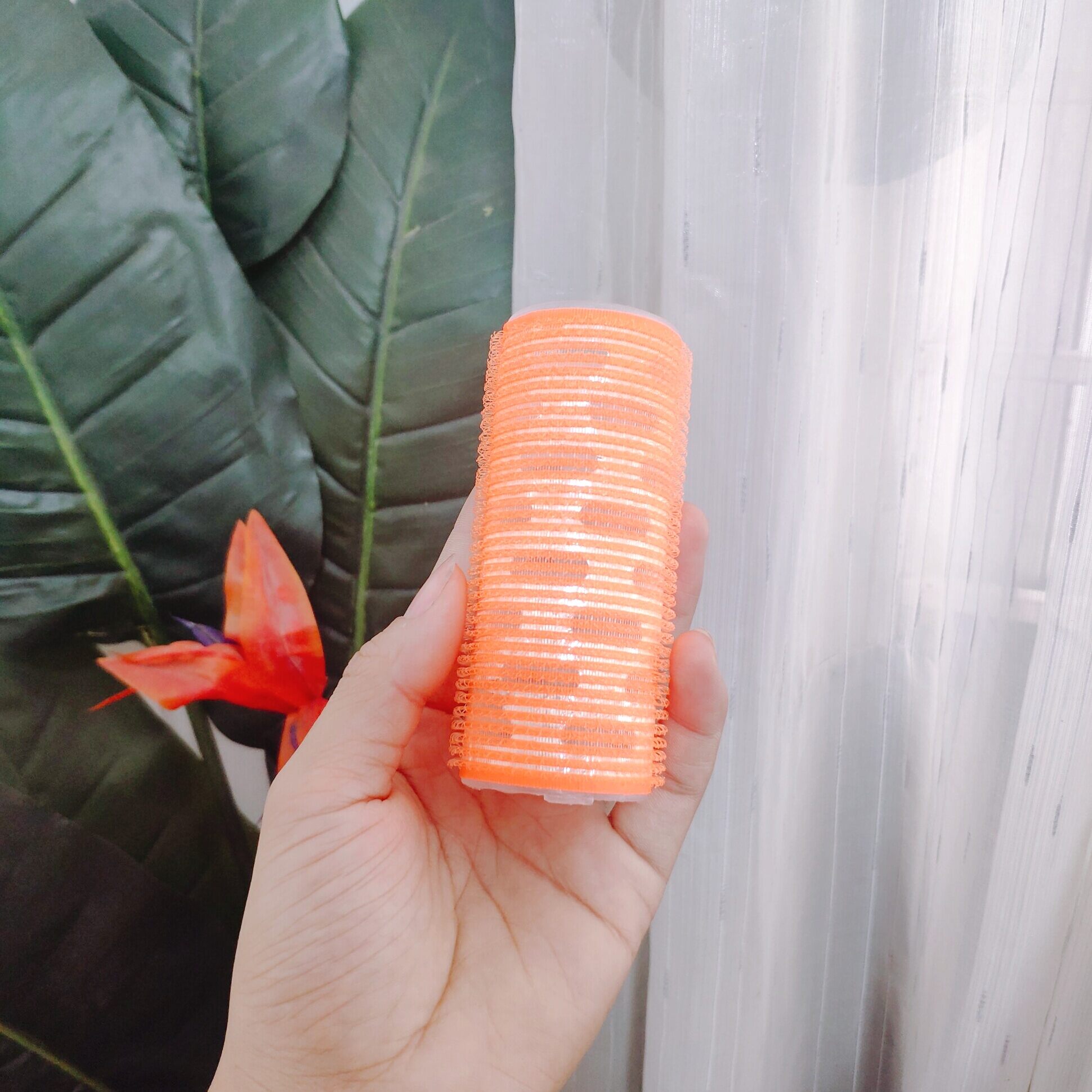 Lô cuốn tóc mái bay,lô cuốn tóc tự dính cỡ lớn 10/4 cm