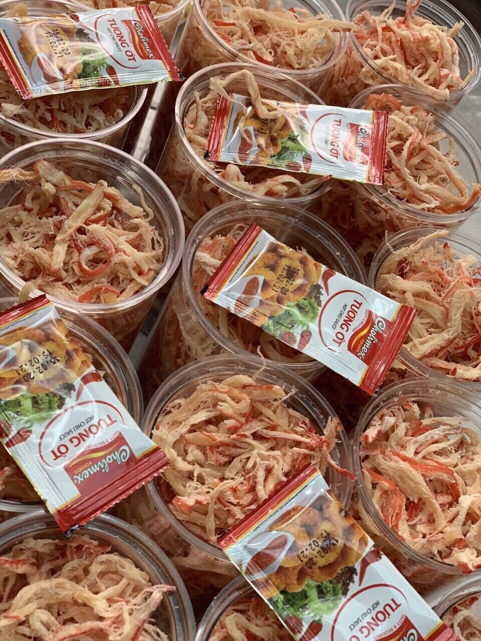 [200gr] Mực xé sợi hấp nước dừa