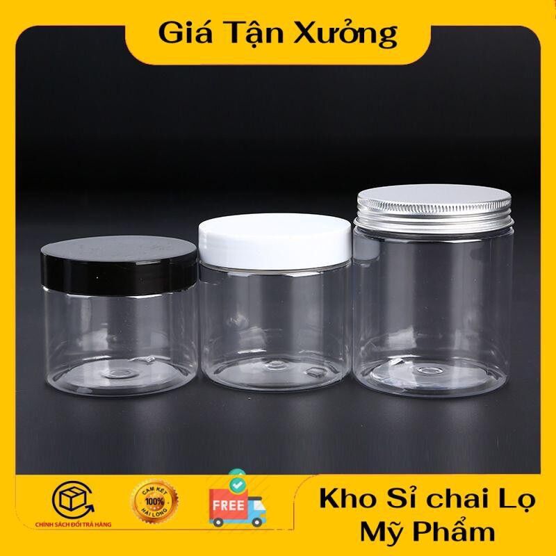 Combo 2 Hủ kiếng nhựa đựng kem 30g nắp đen