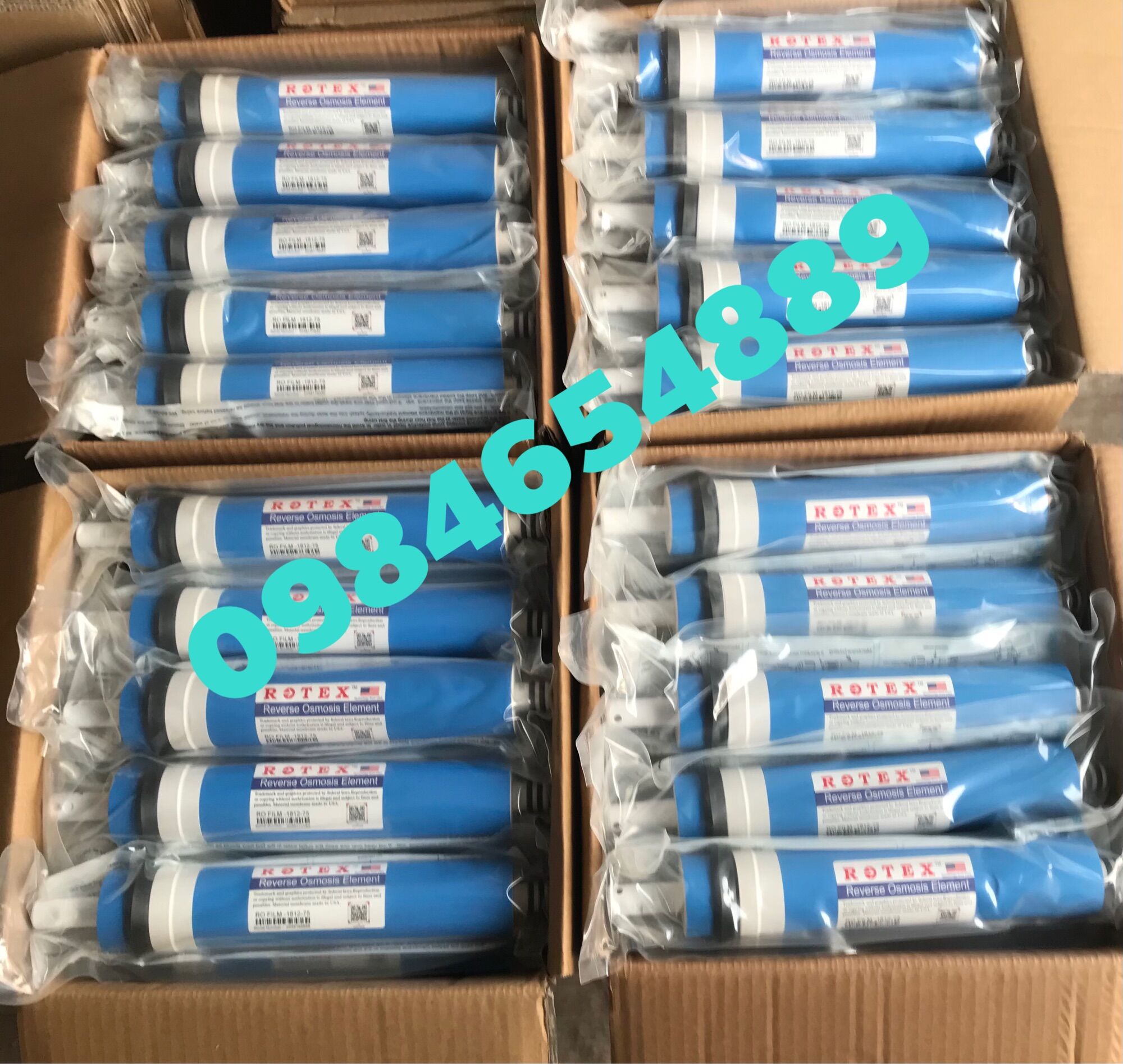 Màng Lọc Nước RO Rotex 15V Đầu 75G( Dập Vân + Quét Mã QR Chính Hãng 100% )