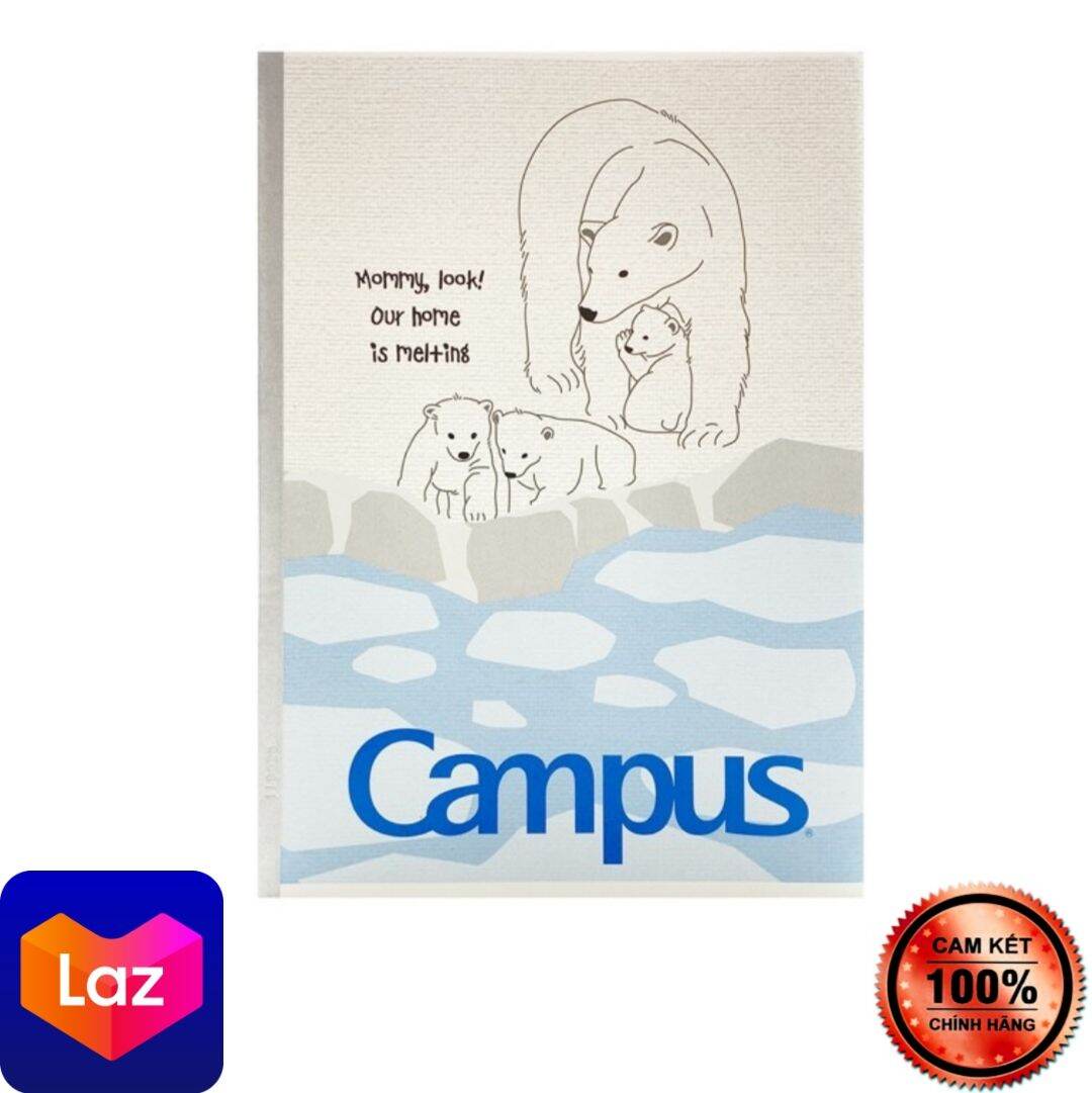 Vở kẻ ngang 80 trang Polar Bears CAMPUS - 2021
