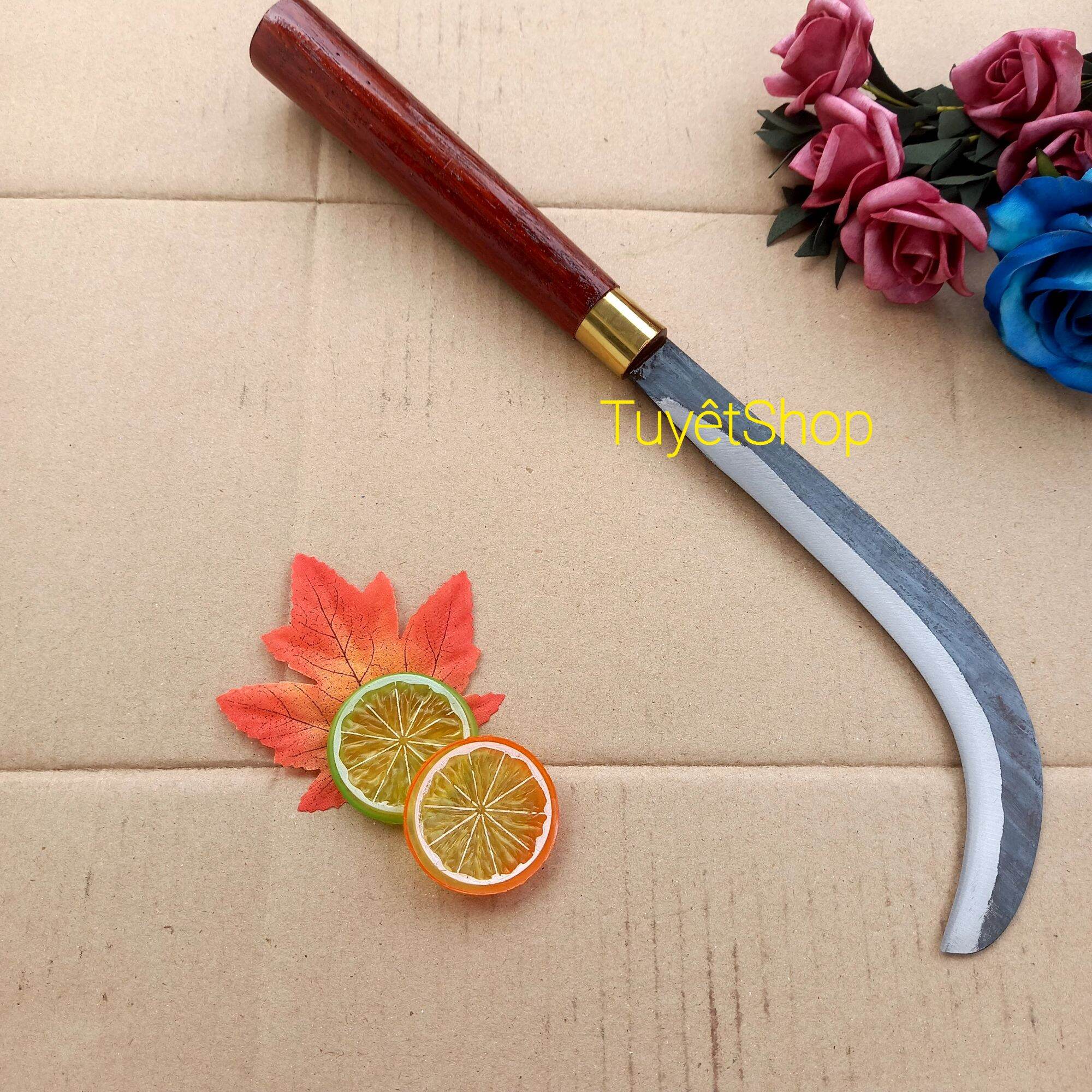 Liềm cắt buồng dừa Liềm cắt cỏ phát cành nhỏ thép Nhíp sắc bén