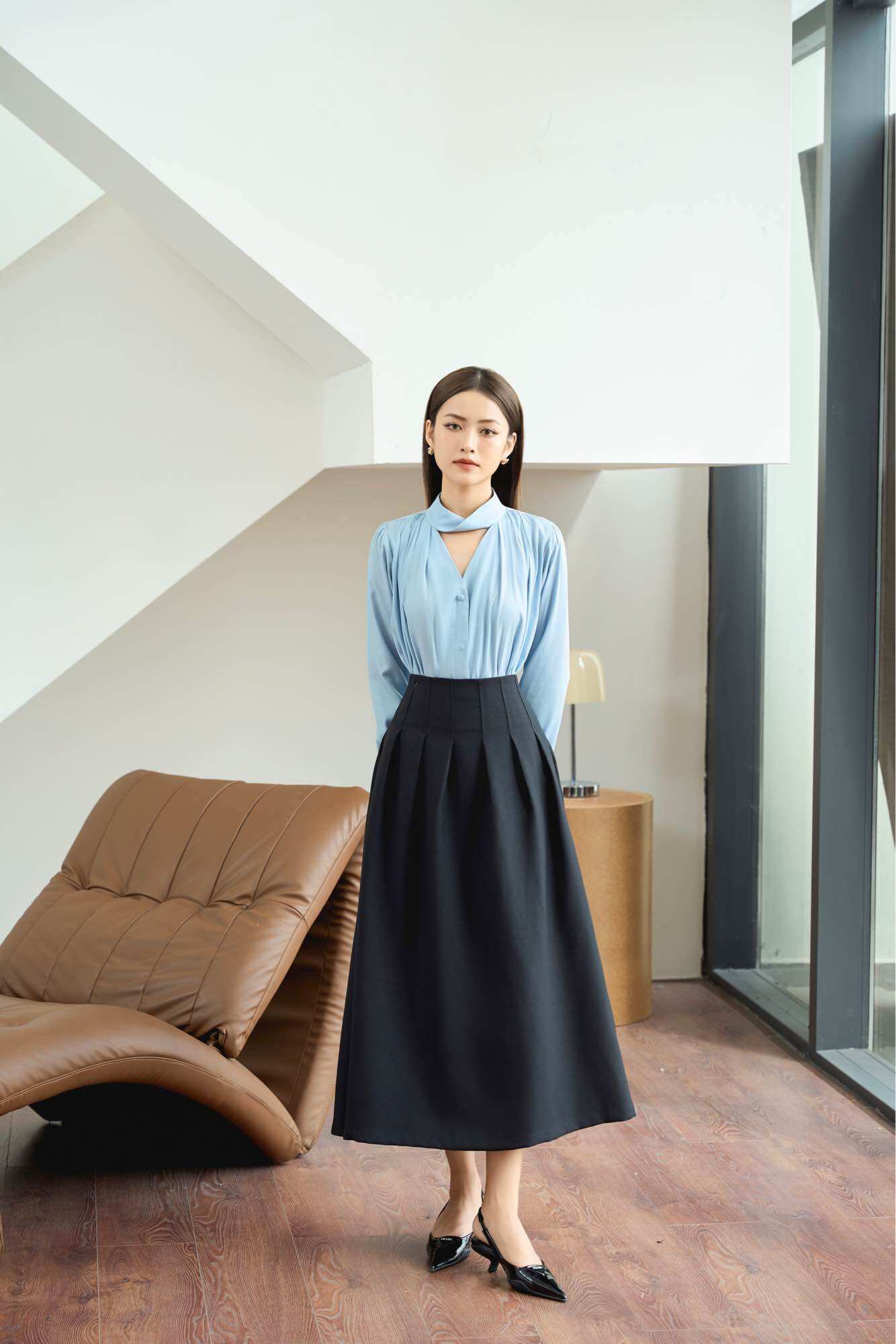 Chân váy li eo Daria skirt