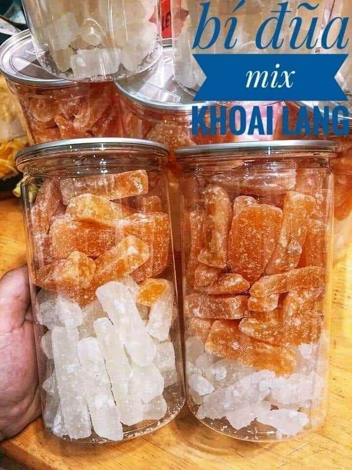 Mứt khoai lan và mứt bí đao hủ như hình 450gr