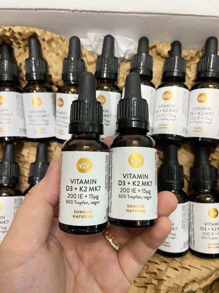 Vitamin d3 + k2 đức cho bé