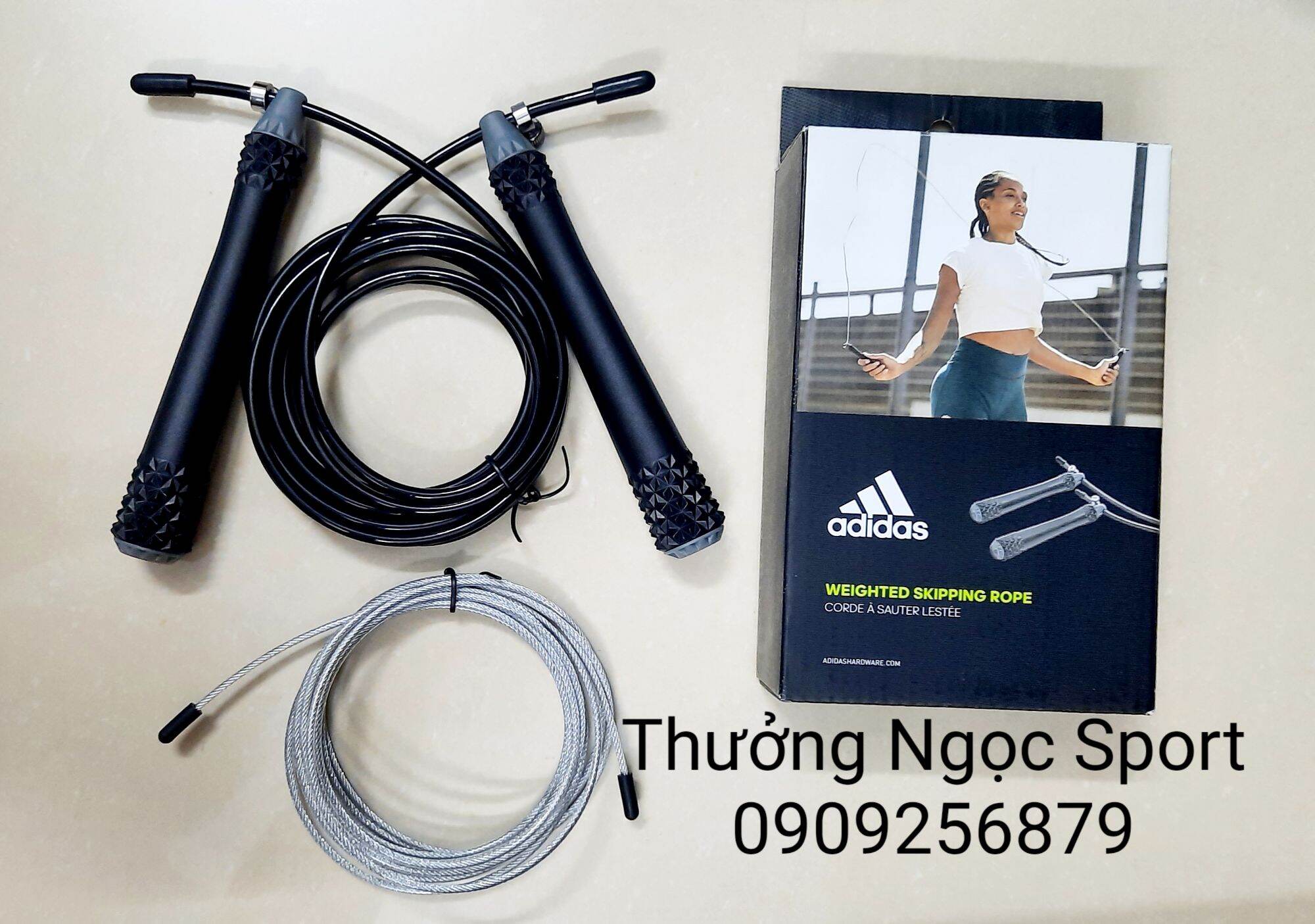 Dây nhảy adidas lõi thép cao cấp adrp-13511