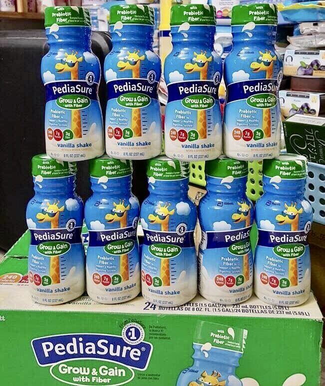 [HSD 08/2024] 🥦🥛🍼Thùng 24 chai Sữa nước Pediasure bổ sung chất Xơ cho bé PEDIASURE Grow &amp; Grain with FIBER của MỸ🥬🍼🥛
