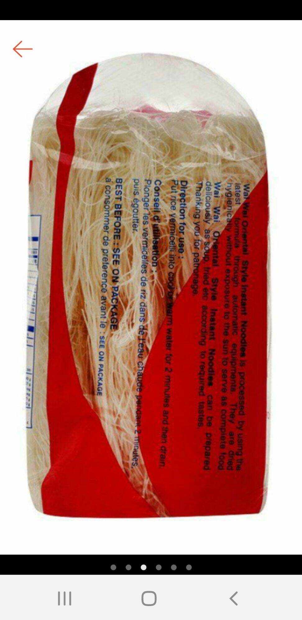 Bún khô WAIWAI 500Gr