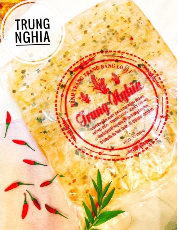 [300g] Bánh Tráng Dẻo ớt Trung Nghĩa