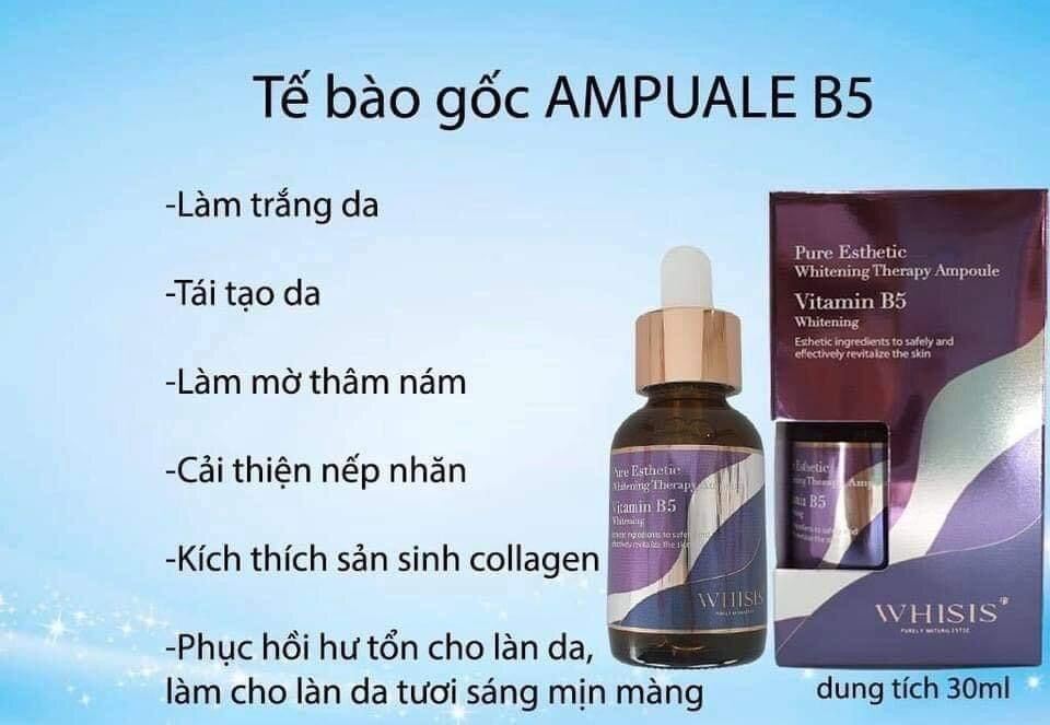 Serum B5 Ampoule Tế Bào Gốc Whisis Tái Tạophục Hồi Da