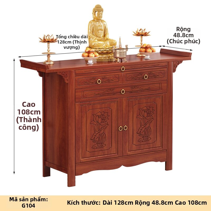 Tủ Bàn Thờ Phật cho Nhà Mẫu Trung Quốc Mới