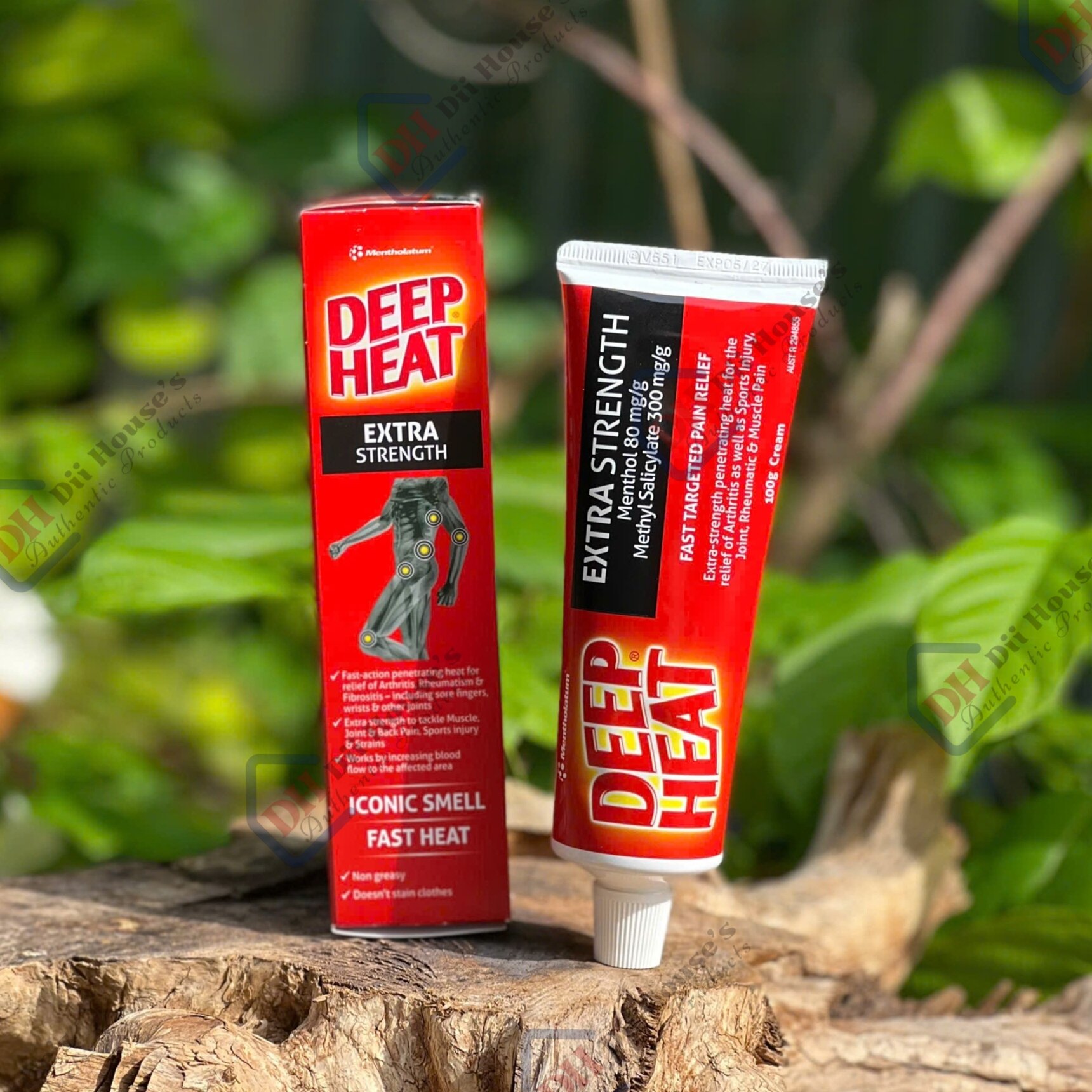 Gel Xoa Bóp Mentholatum Deep Heat Extra Strength Fast Targeted Pain Relief 100g.