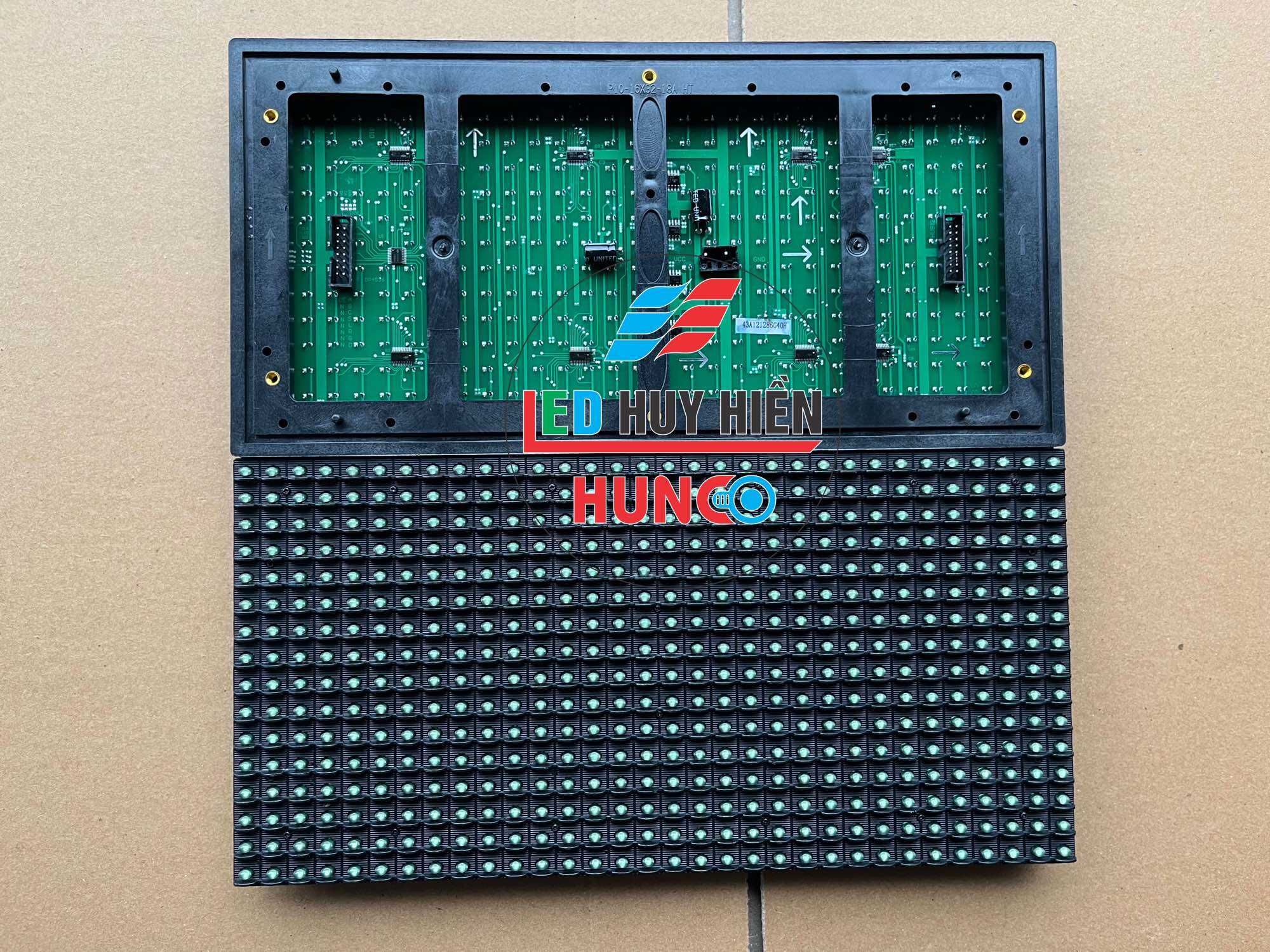 Module led ma trận P10 DIP màu Xanh Lá ngoài trời ( Led P10 xanh lá ngoài trời) Đủ phụ kiện