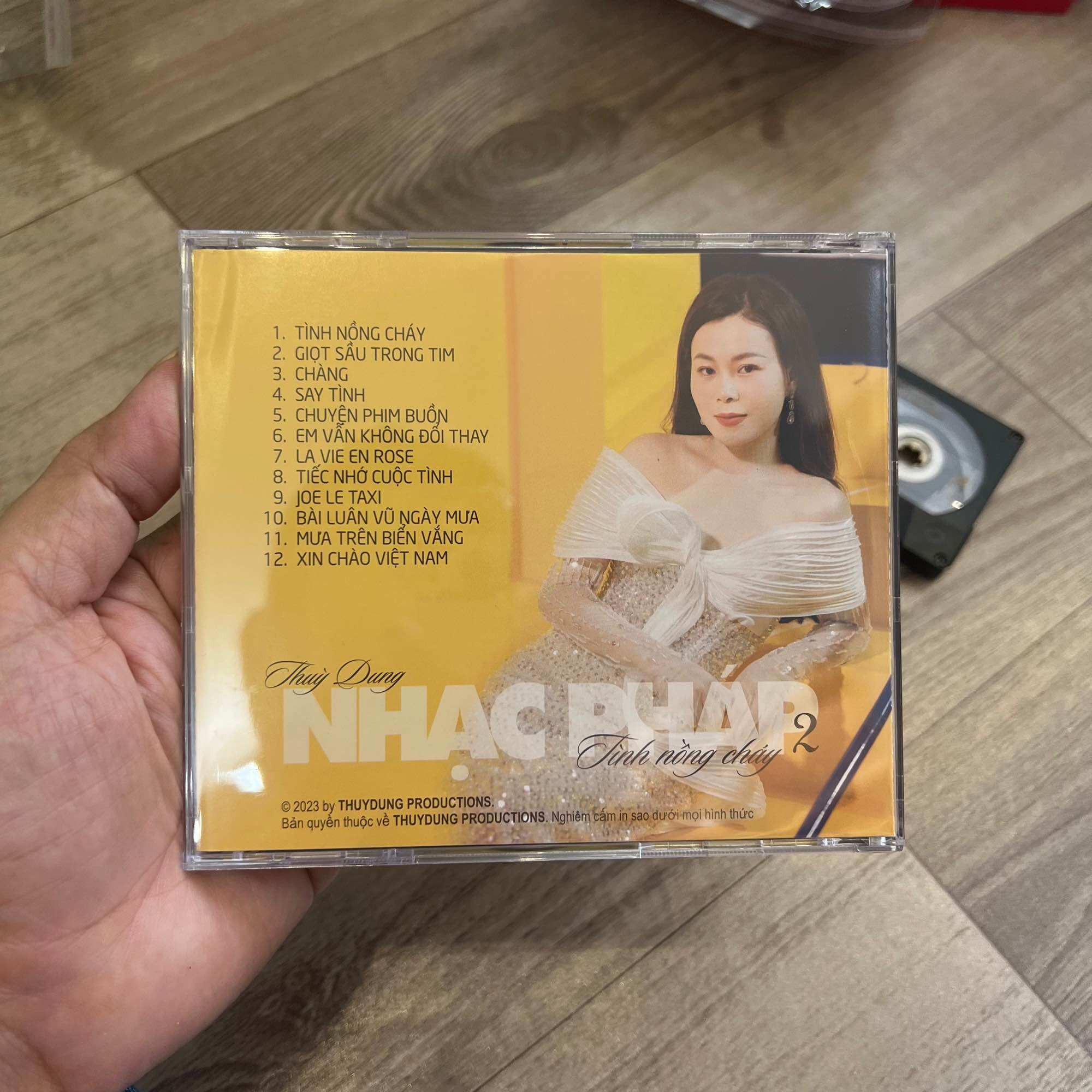 Đĩa CD Thuỳ Dung - nhạc Pháp - Tình nồng cháy 2