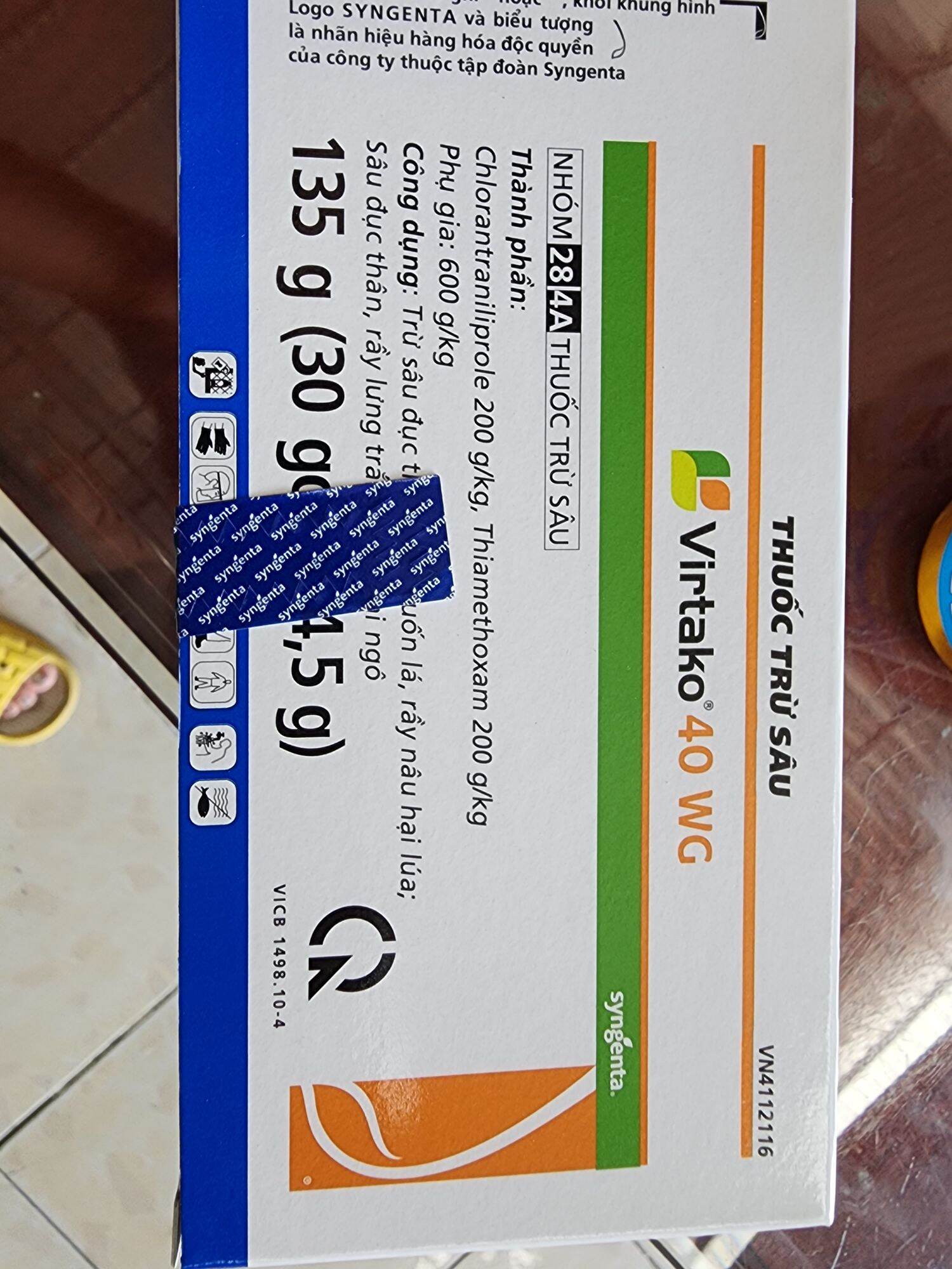 Thuốc trừ sâu Virtako 40wg 4,5gr combo 2 gói