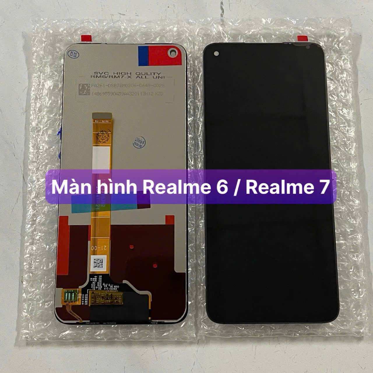 màn hình Realme 6 / Realme 7 (zin tấm nền IPS độ phân giải Full HD+)