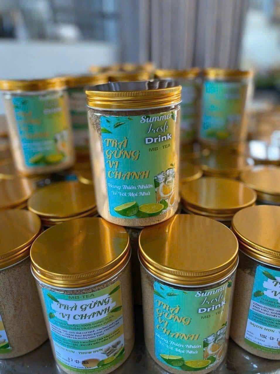 TRÀ GỪNG VỊ CHANH 500gr