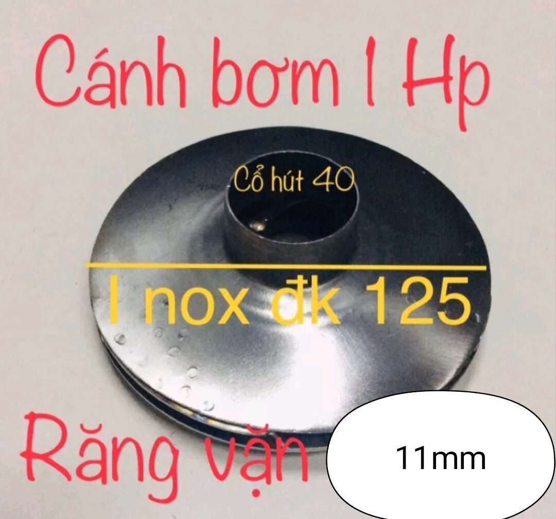 Cánh bơm nước Việt Nam 1hp inox phụ kiện máy bơm nước