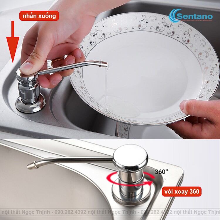 Bình đựng nước rửa bát , cắm chậu rửa bát.
