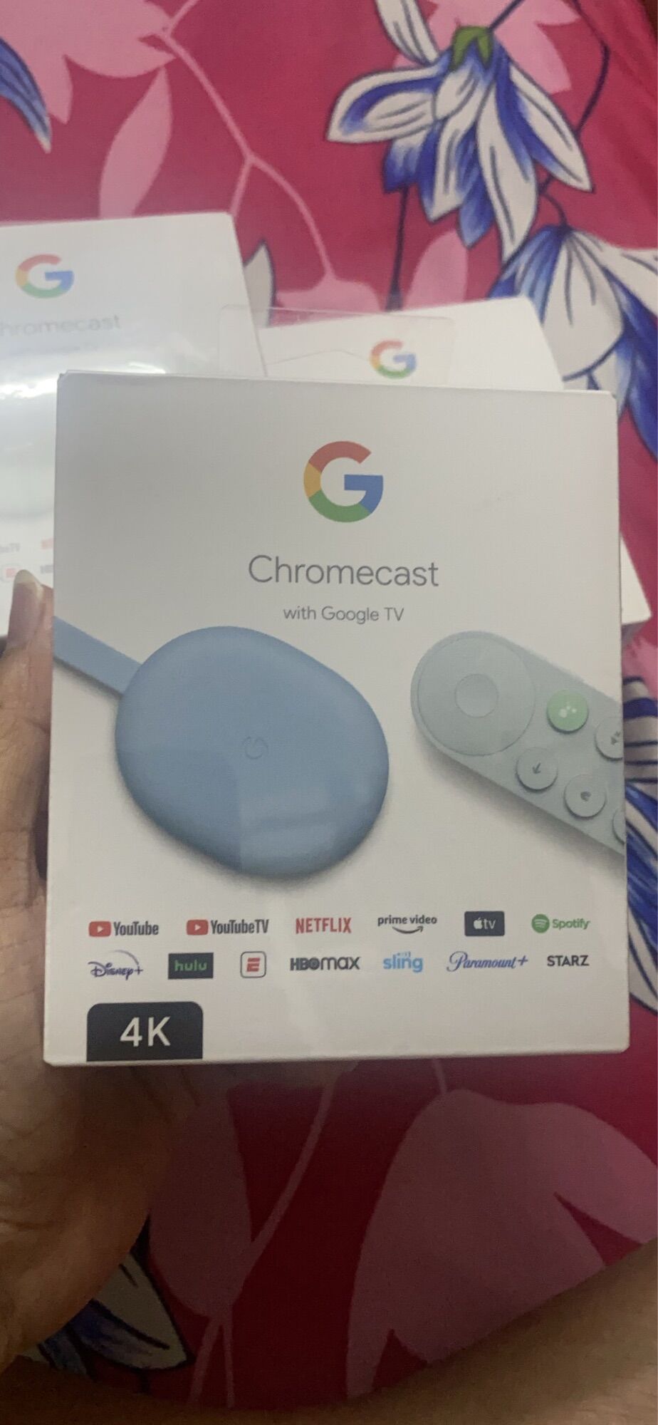 Google chromecast TV 4k new seal full box
