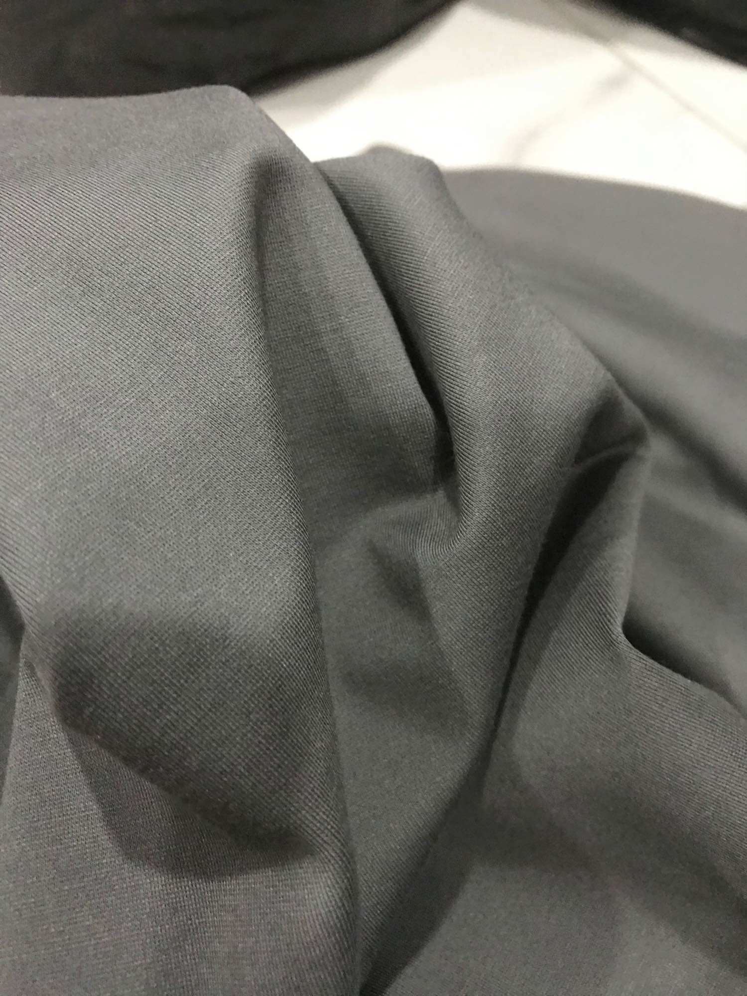 Vải Thun Cotton màu xám dày mềm,không nhão ,co giãn 4 chiều,may đầm body,Quần legging..