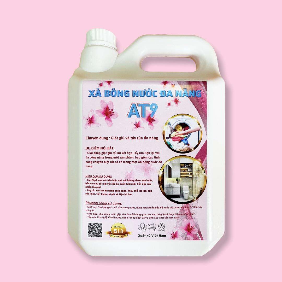 Xà Bông Nước Đa Năng, AT9, loại 5 lít