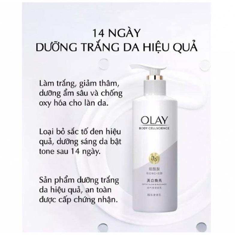 Sữa Dưỡng Thể Chính Hãng Olay B3 - Dưỡng Trắng Da Toàn Thân Chai 250ml