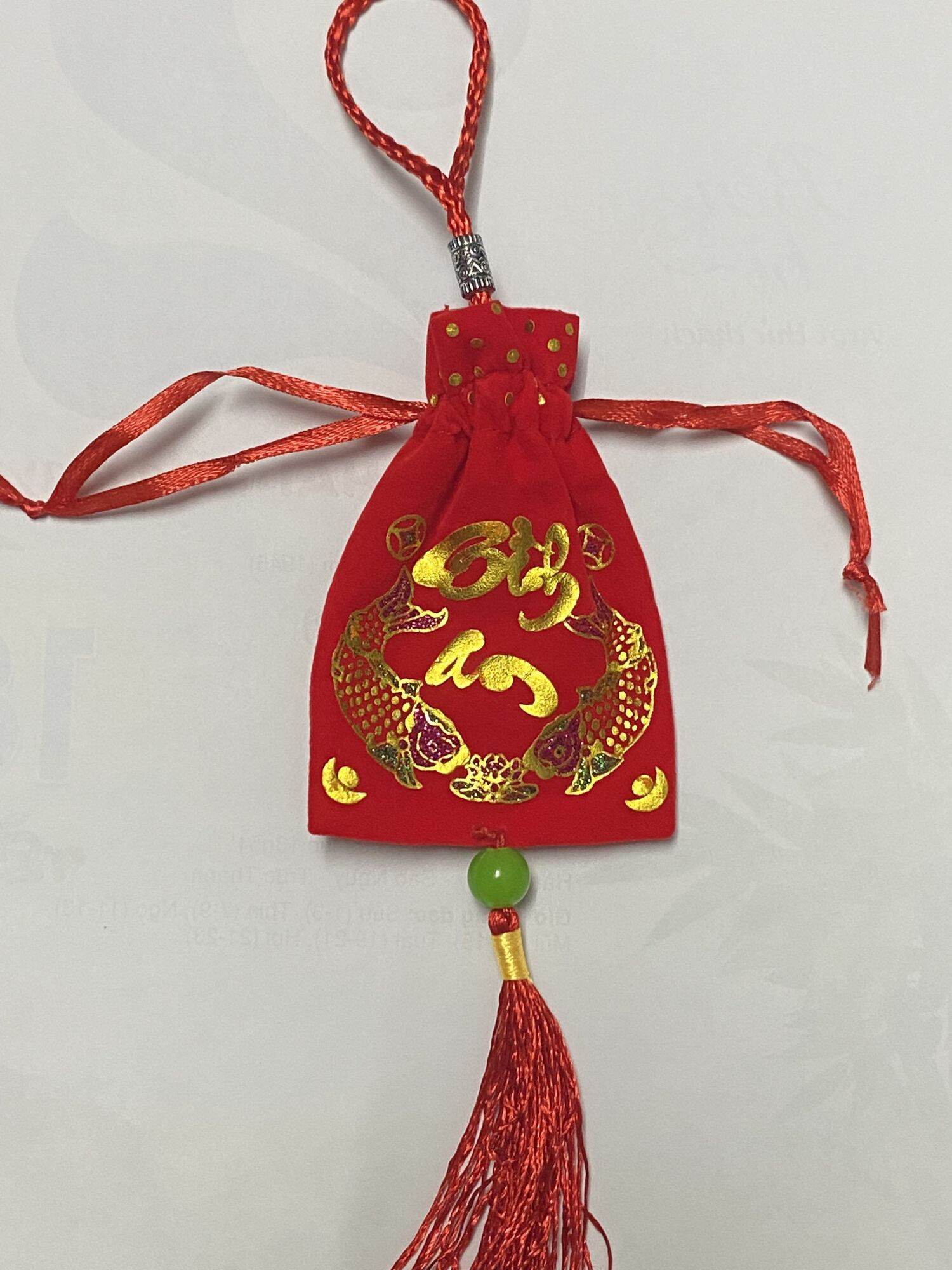 Túi Gấm Đỏ Bình An Alofa