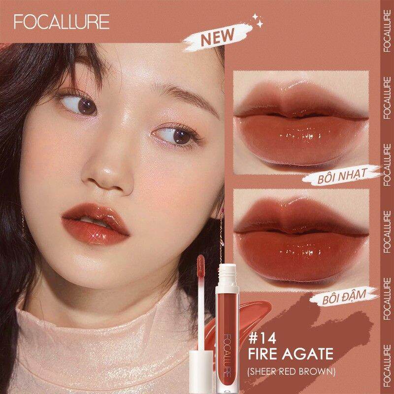 son môi FOCALLURE lấp lánh sáng bóng