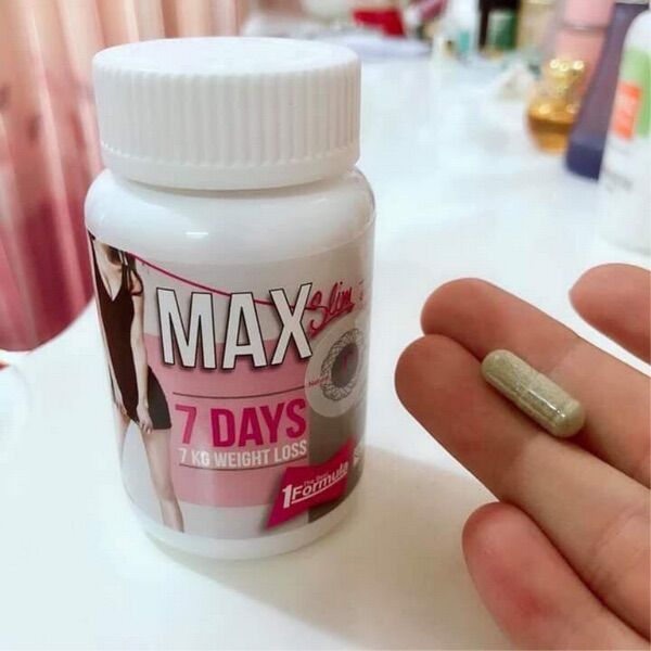 Giảm cân Max slim 7 day Thái Lan 30 viên
