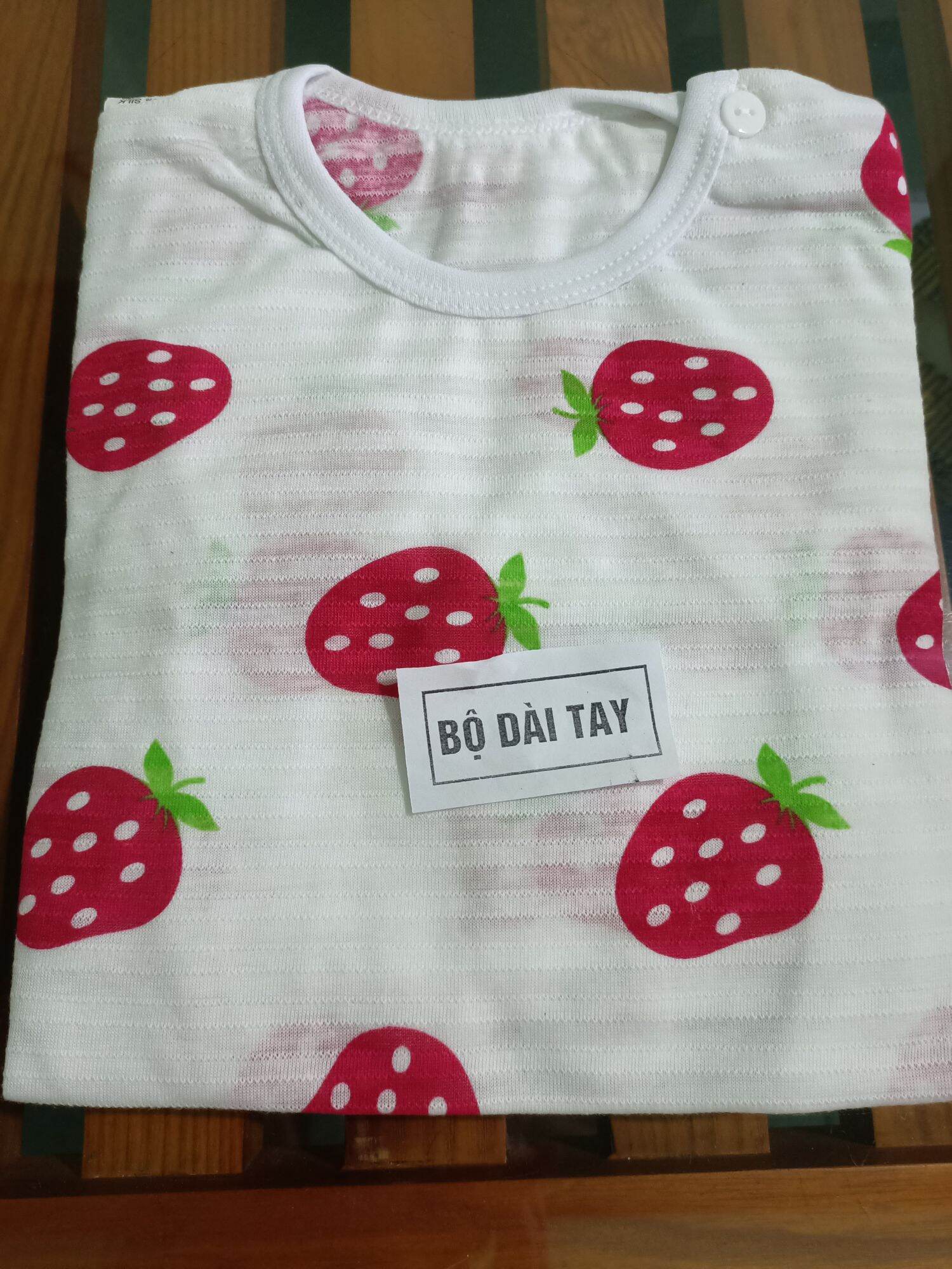 Combo 5 bộ dài  tay cotton sợi tre cho bé yêu