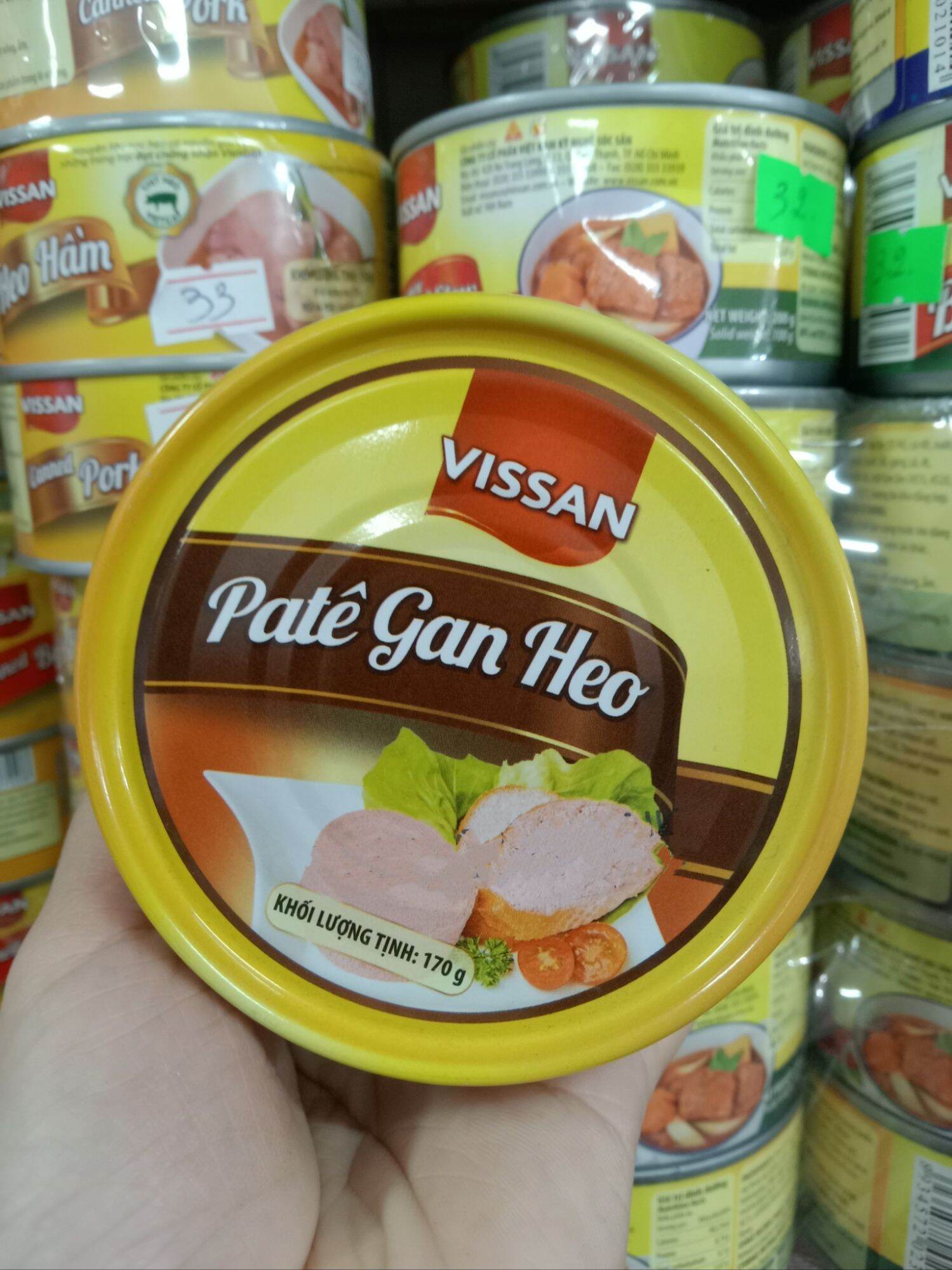 Pate gan heo Visan 170g