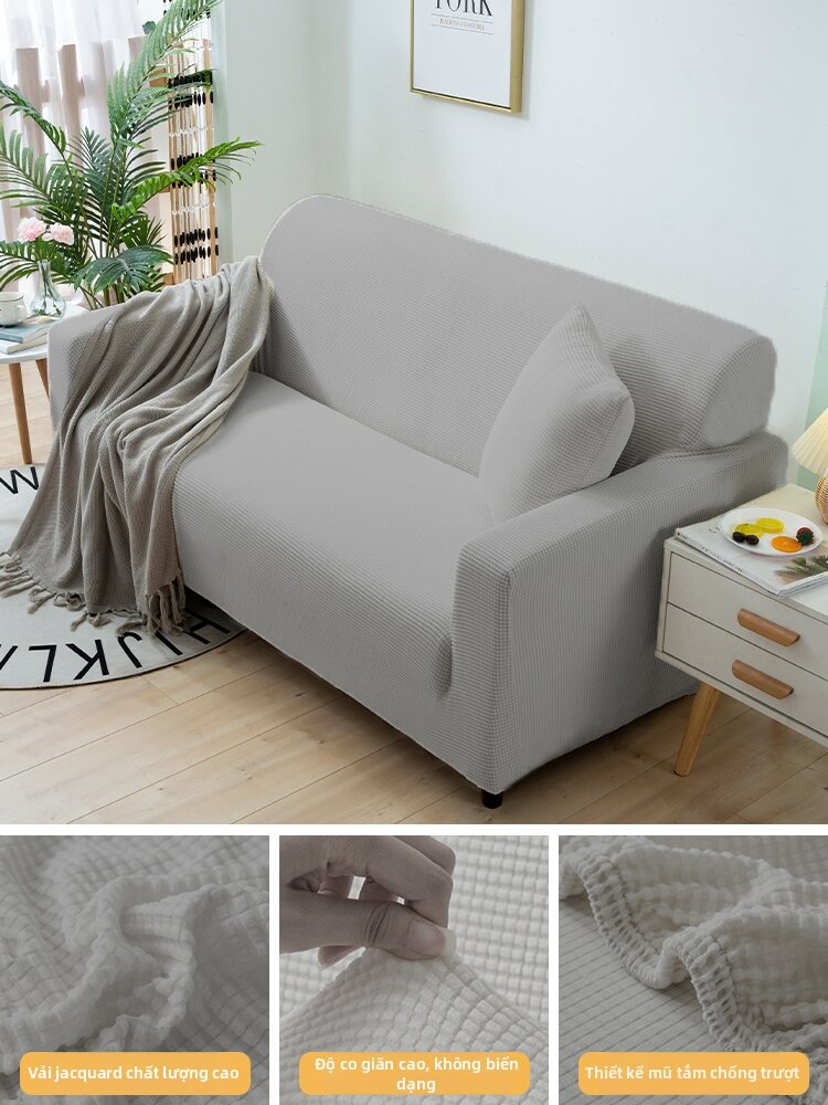 SHUYI | Bọc Ghế Sofa Dài Co Giãn Chống Bụi Mùa Nào Cũng Dùng Chống Gặm Của Mèo