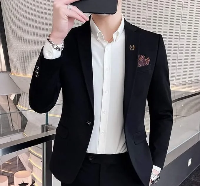 [HCM]  Áo Vest Nam body, áo Blazer thời trang Hàn Quốc chất mềm mịn phong cách trẻ trung, sang trọng