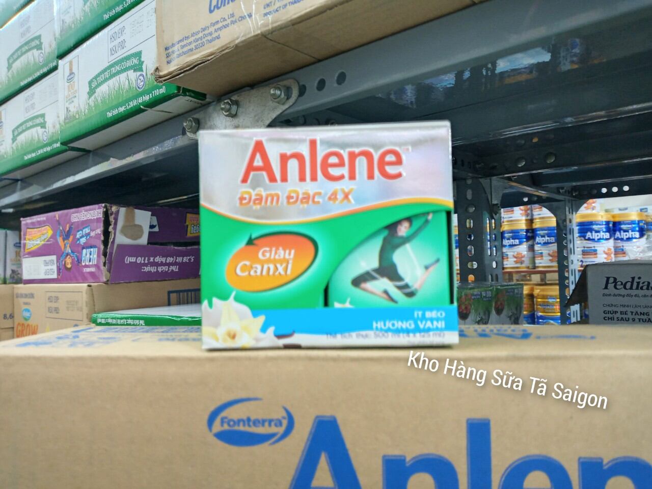 Sữa anlene nước thùng 48 hộp x 125ml . date xa