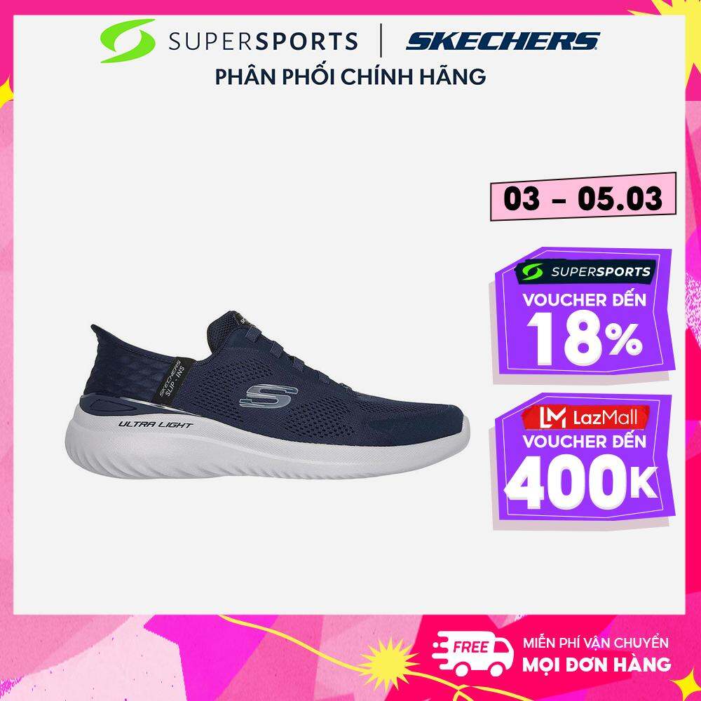 SKECHERS Giày sneakers nam Bounder 2.0 - Slip In 232459-NVY