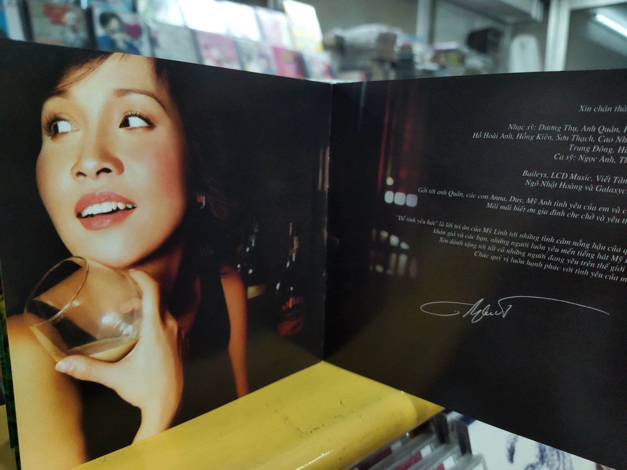 CD - Mỹ Linh - Để tình yêu hát