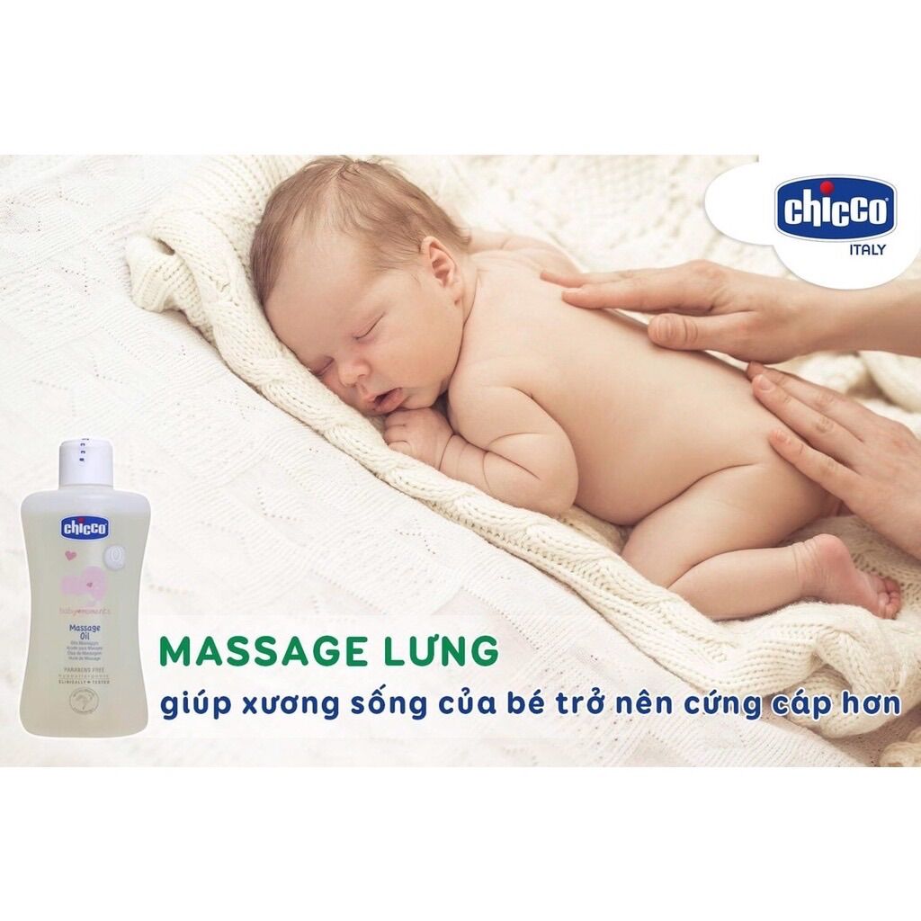 Dầu massage cho bé sơ sinh CHICCO